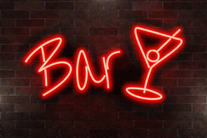 Bar Neon Sign - Custom neon light - Neon light sign for wall