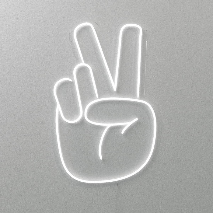 Peace Hand LED neon sign light