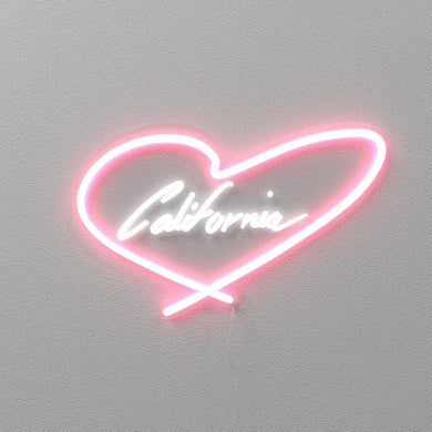 California Love LED neon sign home office room light