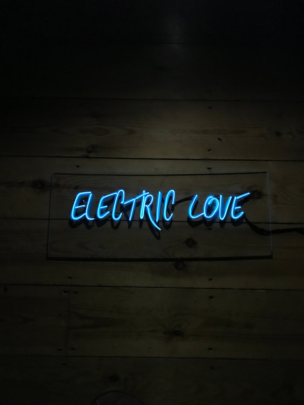 Electric love-customised neon sign