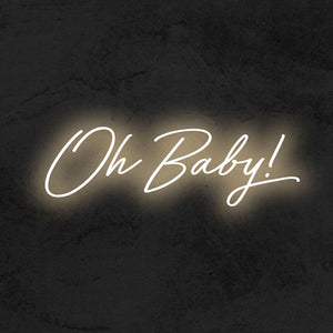 Oh Baby Neon Sign LED Event