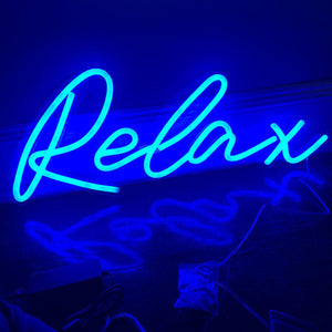 Relax-  Living Room Neon sign, bedroom neon light