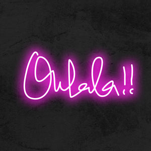 Oh lala!! Neon Sign LED Home Decor Bedroom