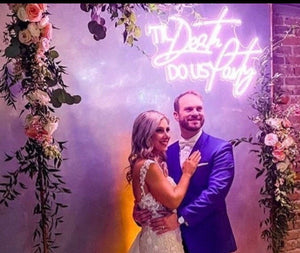 Til Death do us Party - Neon wedding sign