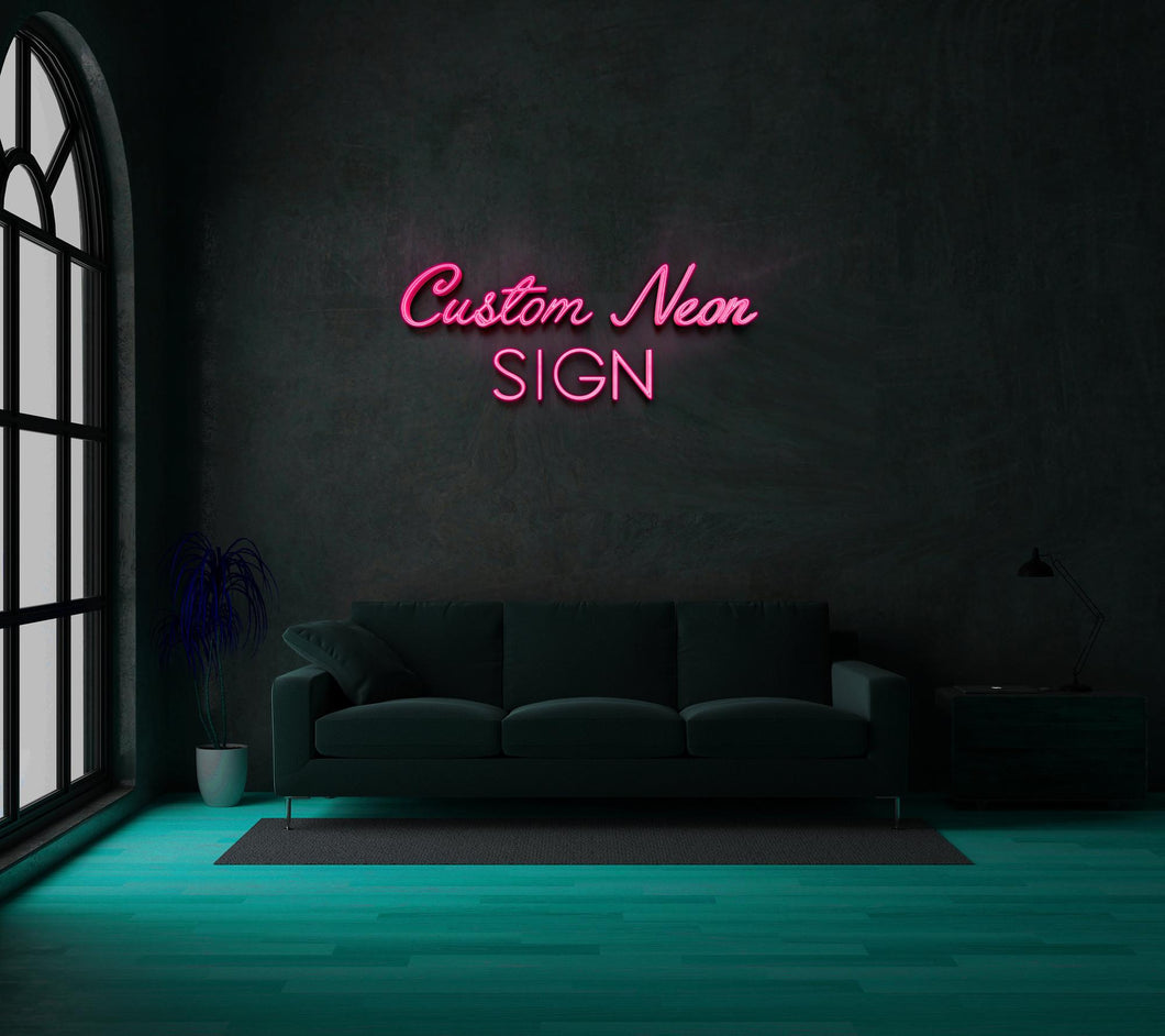 Custom NEON Sign for bedroom, business or wedding. Cheap NEON lights - NEONMAKE