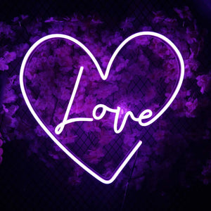 Love Neon Sign for Wedding, Anniversaries or Valentine's Day
