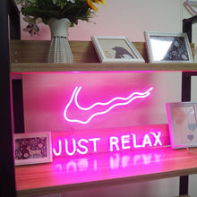 Load image into Gallery viewer, Just Relax Neon sign