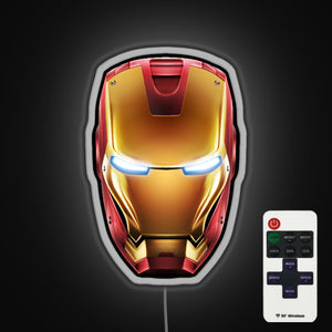 Iron Man Helmet Acrylic Neon Sign