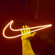 Load image into Gallery viewer, wall nike logo neon