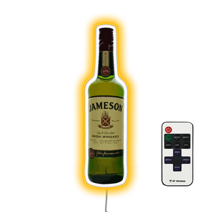 Jamson Whisky Bottle Bar Neon Sign