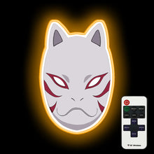 Load image into Gallery viewer, Japanese Fox Mask neon sign