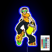 Load image into Gallery viewer, Jet Set Radio Beat RGB neon sign remote