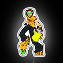 Load image into Gallery viewer, Jet Set Radio Beat RGB neon sign white 