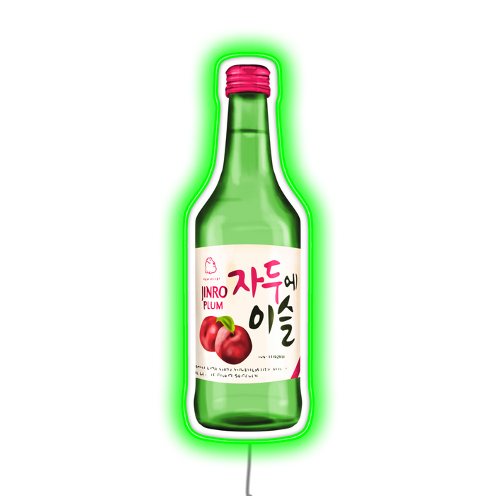 Soju Bottle Neon Sign