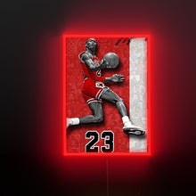Load image into Gallery viewer, Michael Jordan 23 dunking neon sign