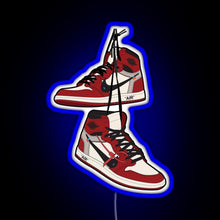 Load image into Gallery viewer, Jordan1 Retro Sneakers RGB neon sign blue