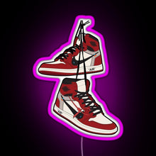 Load image into Gallery viewer, Jordan1 Retro Sneakers RGB neon sign  pink