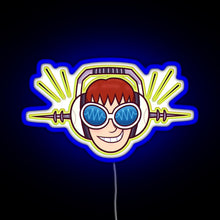 Load image into Gallery viewer, JSRF Beat RGB neon sign blue