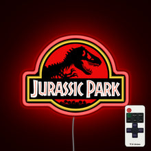 Load image into Gallery viewer,  Jurassic Park neon sign