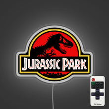Load image into Gallery viewer,  Jurassic Park neon sign