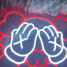 Load image into Gallery viewer, Kaws art neon sign