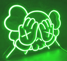 Load image into Gallery viewer, Kaws led light green