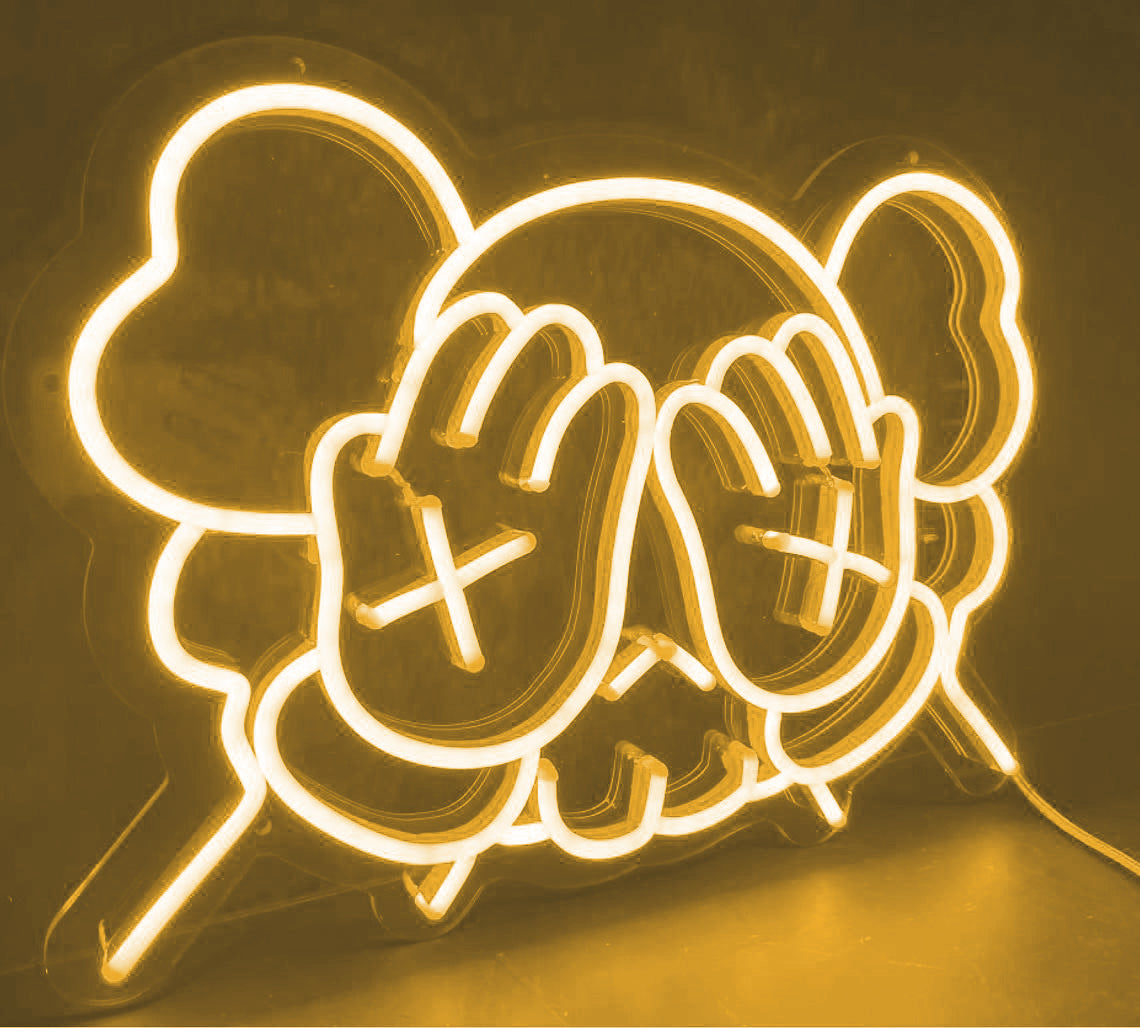 🛒 Kaws Neon Sign Made With Led - Fan Art – Neon Factory