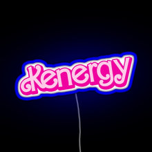 Load image into Gallery viewer, Kenergy RGB neon sign blue