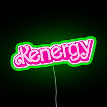 Load image into Gallery viewer, Kenergy RGB neon sign green