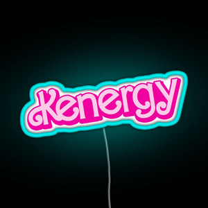 Kenergy RGB neon sign lightblue 