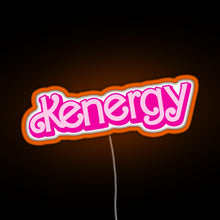 Load image into Gallery viewer, Kenergy RGB neon sign orange