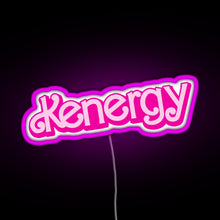 Load image into Gallery viewer, Kenergy RGB neon sign  pink
