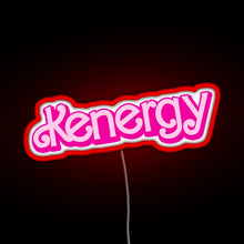 Load image into Gallery viewer, Kenergy RGB neon sign red
