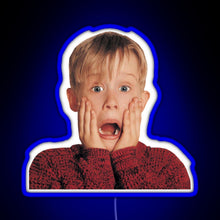 Load image into Gallery viewer, Kevin Mccalister Home Alone Movie RGB neon sign blue