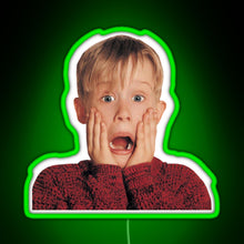Load image into Gallery viewer, Kevin Mccalister Home Alone Movie RGB neon sign green