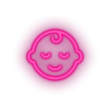 Load image into Gallery viewer, pink kid infant baby child children family led neon factory