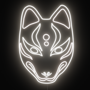 Kitsune led wall Mask