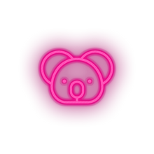 Load image into Gallery viewer, pink koala led animal austalia cartoon fauna herbivore koala zoo neon factory