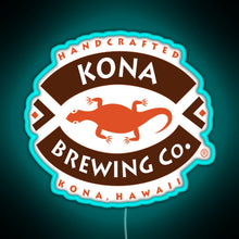 Load image into Gallery viewer, Kona Brewing RGB neon sign lightblue 