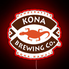 Load image into Gallery viewer, Kona Brewing RGB neon sign red