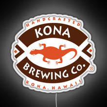 Load image into Gallery viewer, Kona Brewing RGB neon sign white 