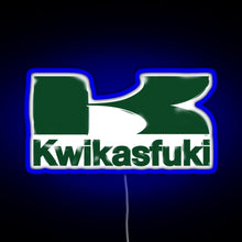 Load image into Gallery viewer, Kwikasfuki RGB neon sign blue