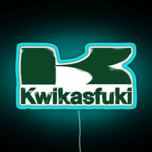 Load image into Gallery viewer, Kwikasfuki RGB neon sign lightblue 
