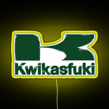 Load image into Gallery viewer, Kwikasfuki RGB neon sign yellow