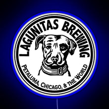 Load image into Gallery viewer, Lagunitas Craft Beer RGB neon sign blue