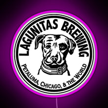 Load image into Gallery viewer, Lagunitas Craft Beer RGB neon sign  pink