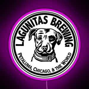 Lagunitas Craft Beer RGB neon sign  pink