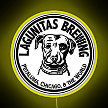 Load image into Gallery viewer, Lagunitas Craft Beer RGB neon sign yellow