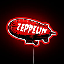 Load image into Gallery viewer, Led Zepelin Vintage VMsTp RGB neon sign red