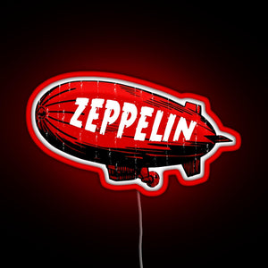 Led Zepelin Vintage VMsTp RGB neon sign red